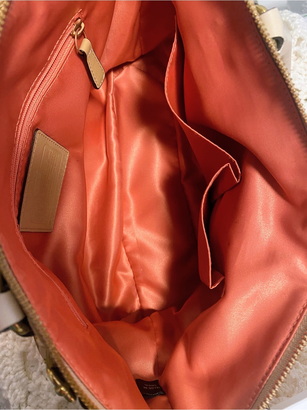 Coach Madison Op Art Sophia Satchel Shoulder Bag Gorgeous!!! - Picture 7 of 14